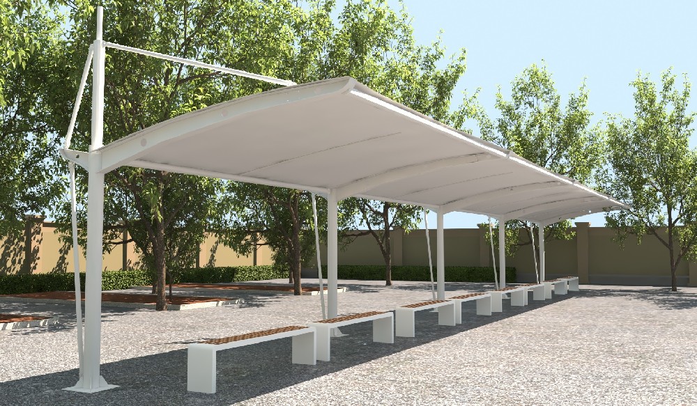 安徽膜结构候车亭发货