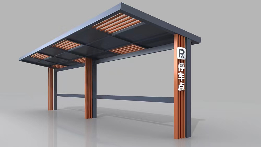 苏州钢结构停车棚发货