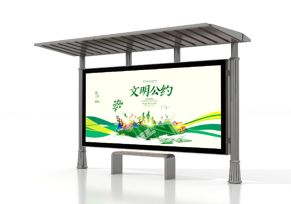 南京罗马柱型材候车亭