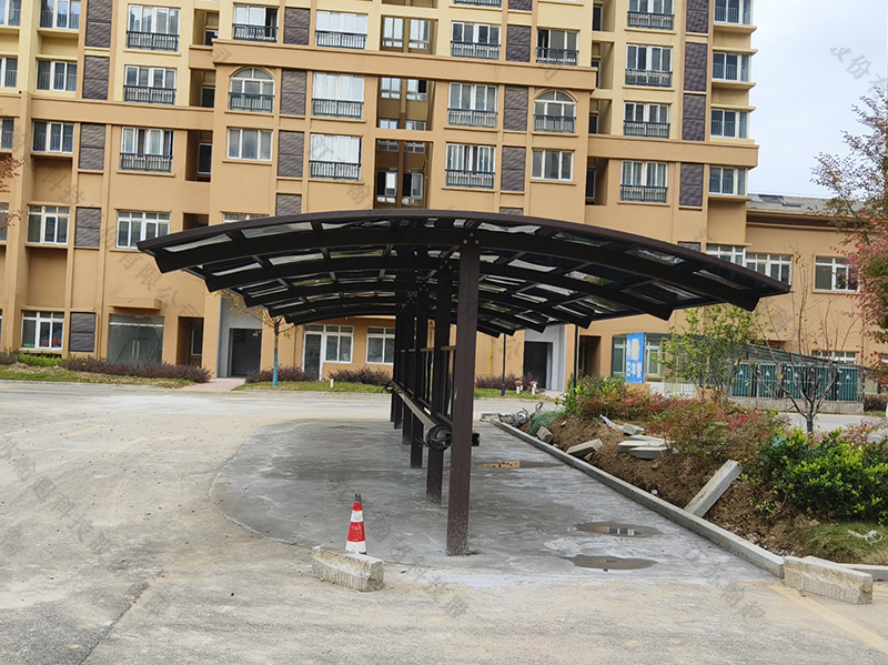 江苏铝合金充电亭安装实景