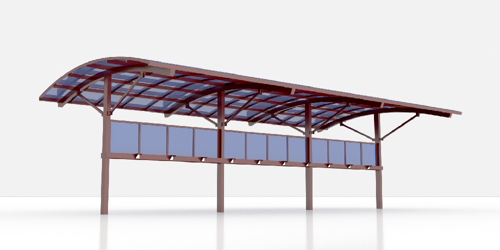 江苏铝合金充电车棚第33批次