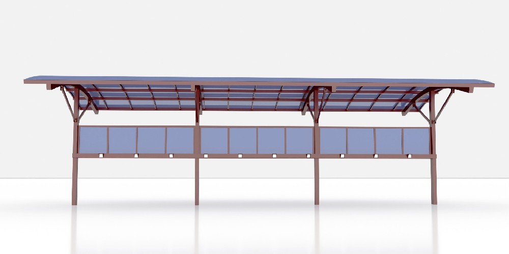 江苏铝合金充电车棚第35批次