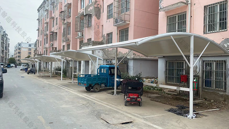 江苏泗洪圆管膜结构安装实景