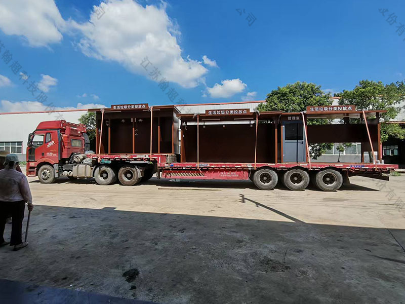 上海定制款垃圾亭第二批次发货