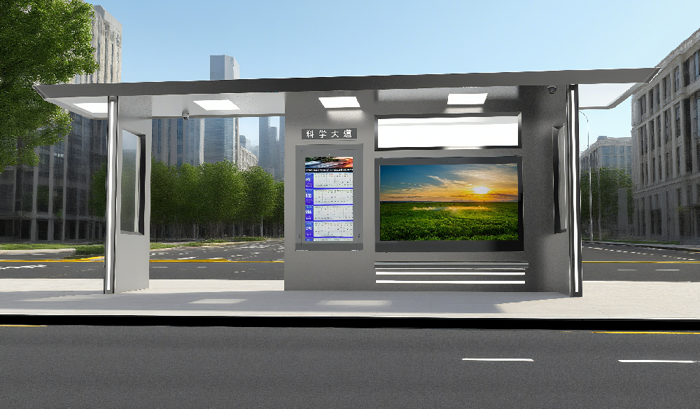 吉林智能公交候车亭发货案例