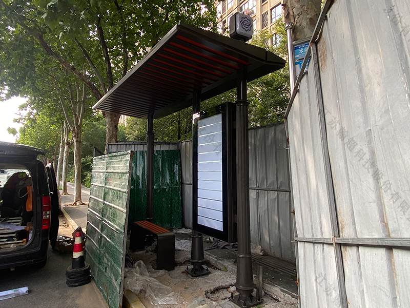 市政道路建设候车亭