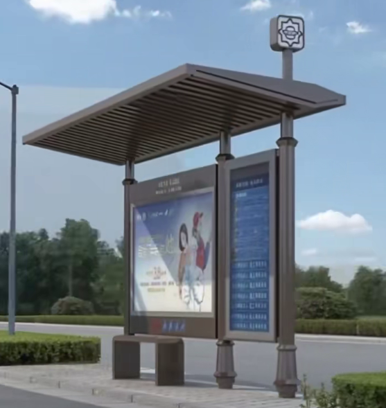 南京型材候车亭发货案例