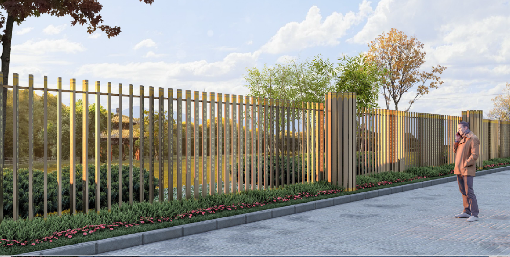 湖北公园围栏第二批发货案例