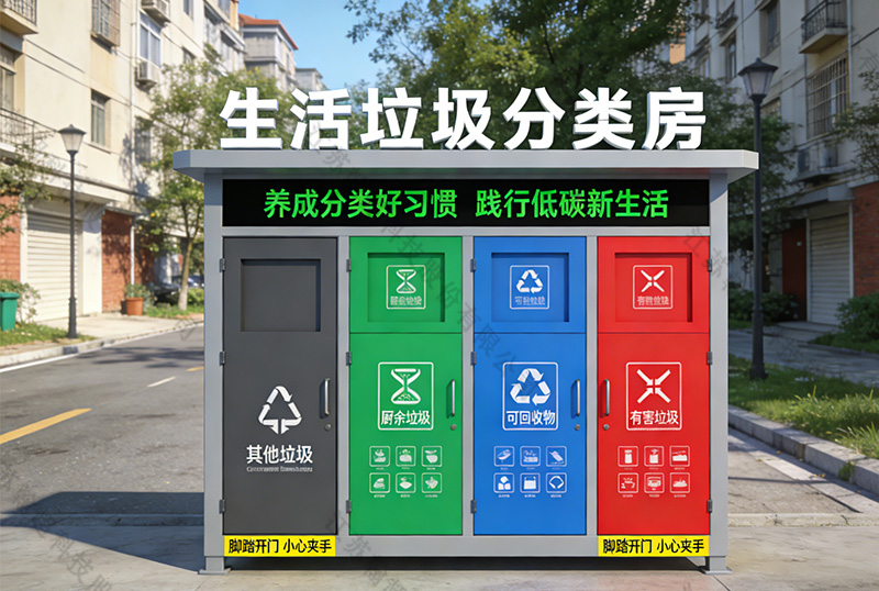 河北第2批次垃圾房发货