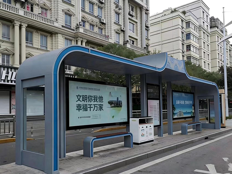 连云港特色公交站台候车亭