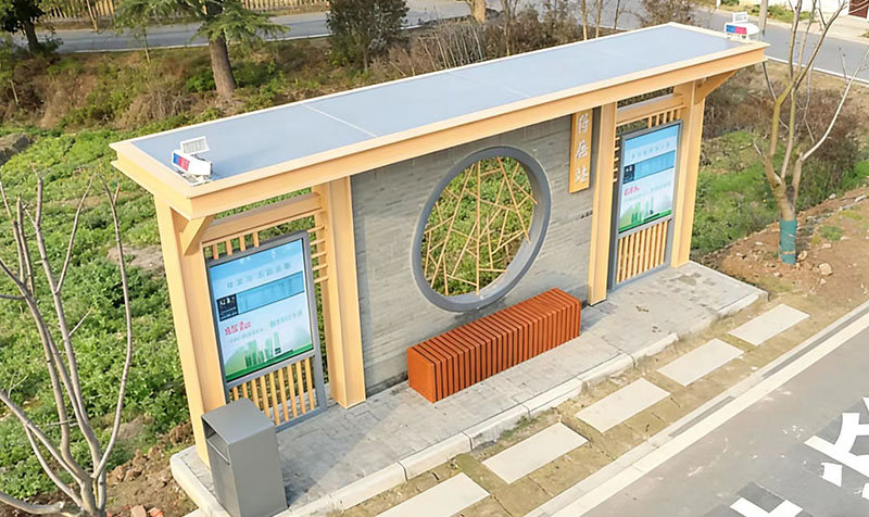 安徽乡镇款公交候车亭