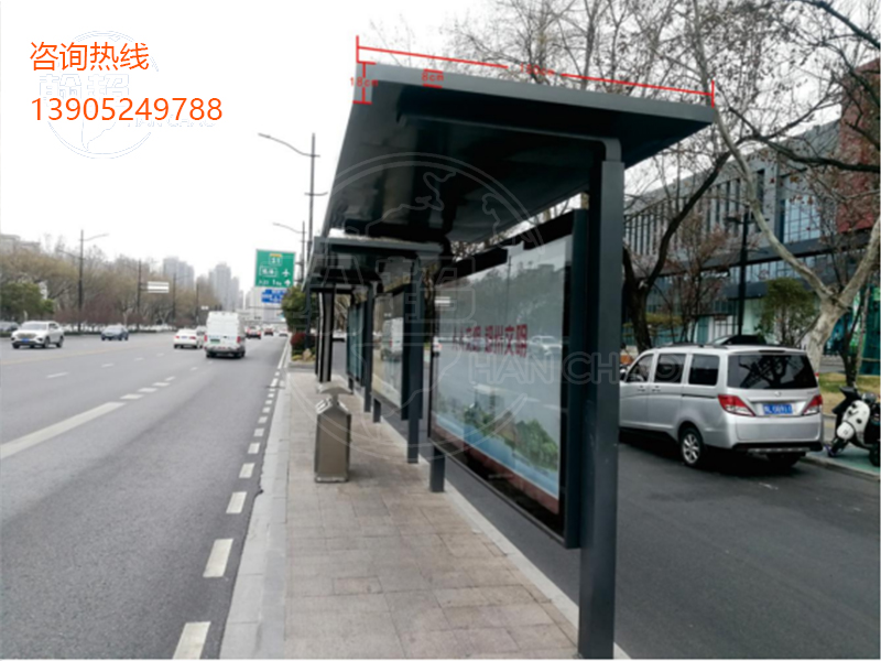 河南铝型材款公交候车亭第3批次发货