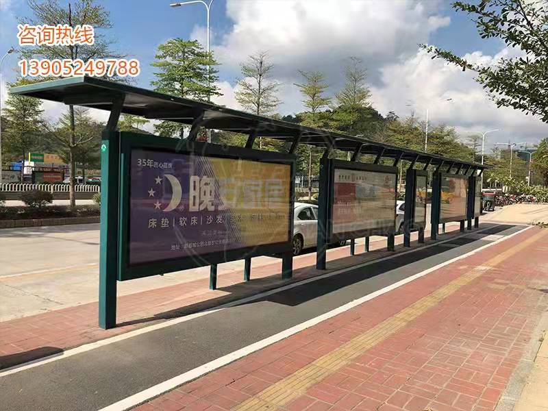 广东梅州百搭款候车亭发货