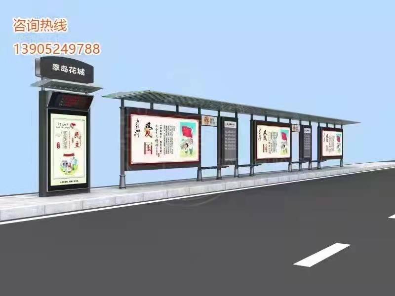 江苏罗马柱款候车亭第22、23批次发货